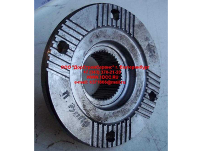 Фланец проходного вала D-165, 4 отв., с насечками, низкий, мелкий шлиц H HOWO (ХОВО) RHAZ9114320205 фото 1 Тверь