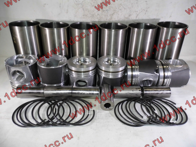 Поршневая группа WD615.95 375л.с. (6 гильз, 6 поршней (...0004), 6 пальцев,комплект колец) H3 HUATAI HOWO (ХОВО)  фото 1 Тверь