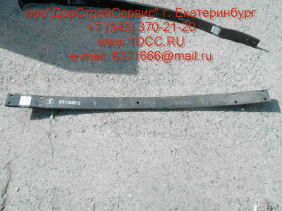 Лист SH F3000 №1 задней рессоры SHAANXI / Shacman (ШАНКСИ / Шакман) DZ9114526112-1 фото 1 Тверь