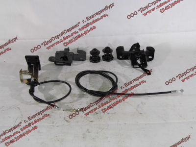 Замок капота (комплект L+R) DF DONG FENG (ДОНГ ФЕНГ) 5301609-C0100+5301610-C01 для самосвала фото 1 Тверь